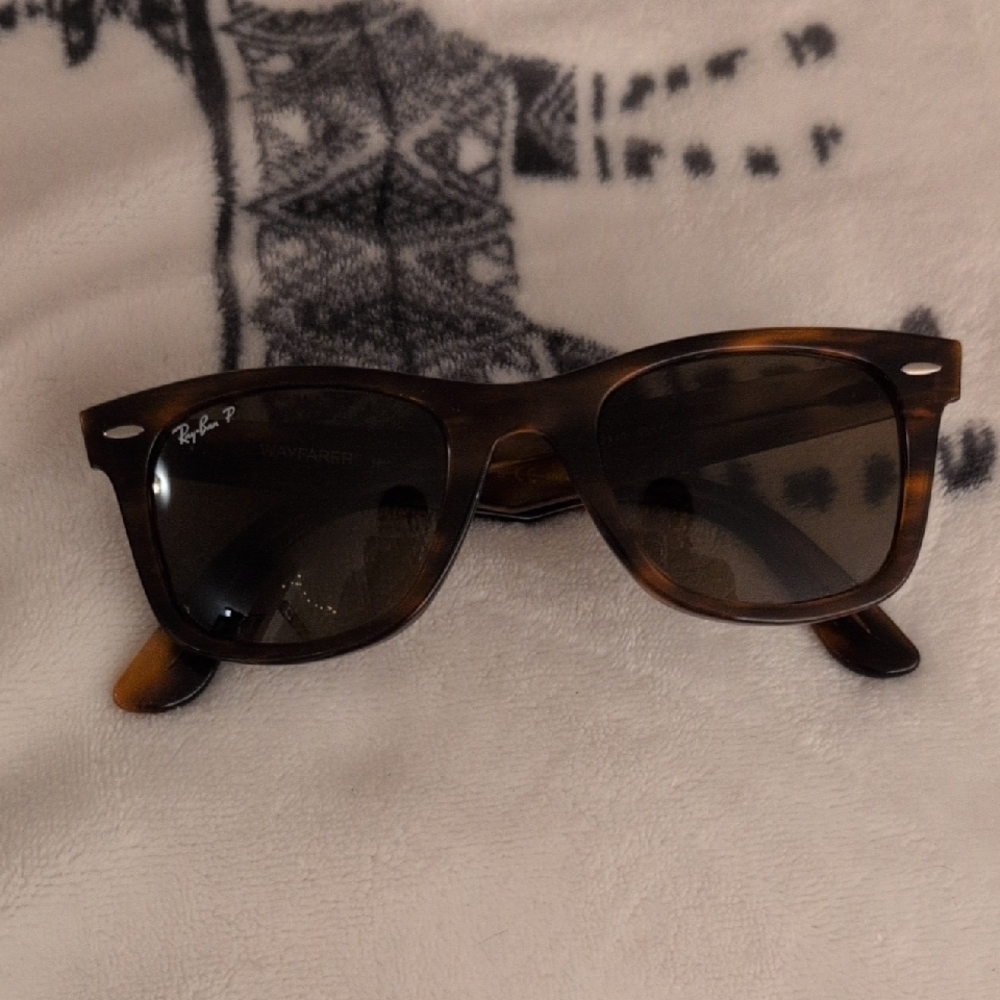 Ray-Ban New Wayfarer Matte Tortoise Polarized